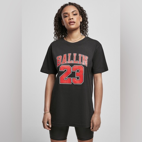 Unisex Ballin’ 23 Iconic T-Shirt made by Brooklyn Vertical 100% Cotton Black Lrg - Picture 1 of 7